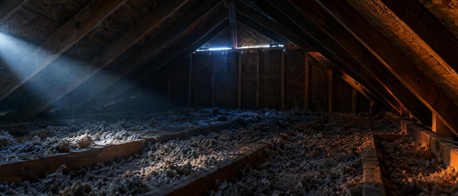 Dark attic